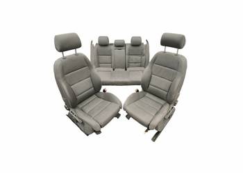 KOMPLET FOTEL PRZÓD LEWY + FOTEL PRAWY + KANAPA TYŁ AUDI A4 B6 KOMBI S-LINE