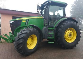 John Deere 7230 r, 9.0 L  ,przedni WOM, TUZ, pneumatyka,