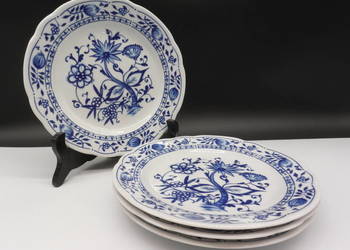 Talerze deserowe 4szt. Triptis Porzellan Wzór Cebulowy (Zwiebelmuster)