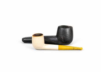 Klasyczna fajka z pianki morskiej (Sepiolit) dedykowane etui