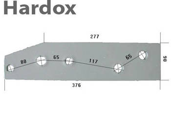 Płoza krótka HARDOX N256/P części do pługa ROWER