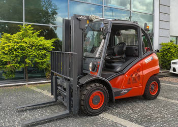 Wózek widłowy Linde H40T 4 t triplex 4,07 m LPG | 2017