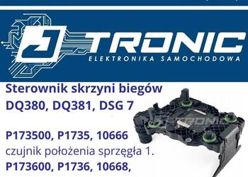 Naprawa sterownika skrzyni P1736 czujnik położenia sprzęgła 0GC927711