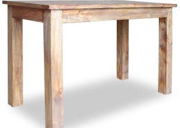 vidaXL Stół do jadalni z litego drewna odzyskanego, 120x60x77 cm(sku244496)