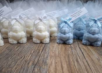 Podziękowania dla gości świeczki komunia chrzest roczek upominek ślub