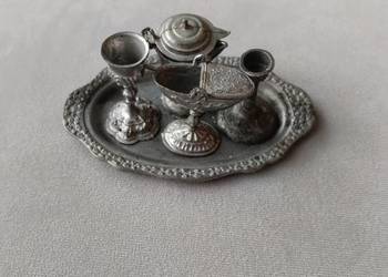Srebrny mini serwis do herbaty