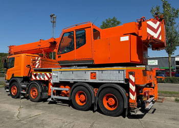 Scania P 380 uzywany Dzwig samochodowy Faun HK 40