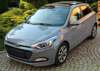 Hyundai i20 1.25 Benzyna Szyberdach Ledy Panorama Klimatronik PDC II (2014…