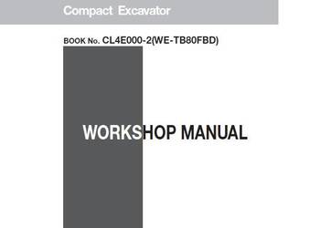 Takeuchi TB80FR, TB014, TB016 instrukcja naprawy wysyłka