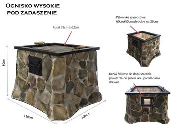 Ognisko kamień naturalny