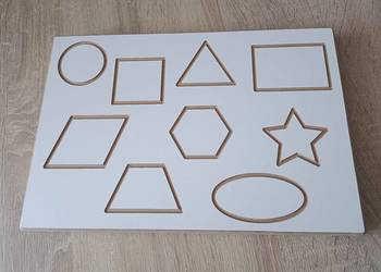 Drewniana tabliczka edukacyjna