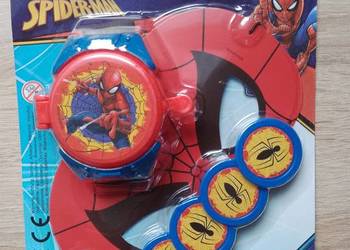 Zegarek wyrzutnia krążki maska Spiderman