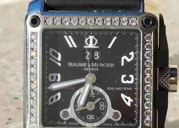 NOWY szwajcarski automatyczny zegarek z diamentami Bazylea!