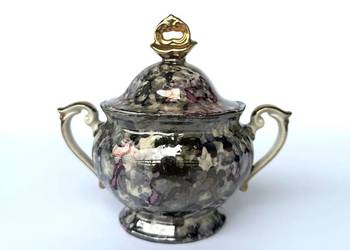 Cukiernica Marmurek Tułowice rzadki fioletowo srebrny odcień złocenia vinta