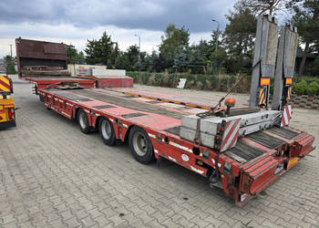 Naczepa niskopodwoziowa KASSBOHRER LB3E (ładowność 33 600 kg, DMC 48 t, 20…
