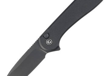 Nóż składany Civivi Button Lock Elementum II Black G10, Black Stonewashed…