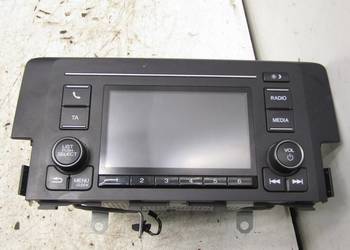 EKRAN MONITOR NAWIGACJI NAVI RADIO HONDA CIVIC X 39100-TGL-E111-M1