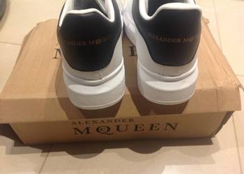 Sneakersy Skórzane Damskie rozm 38 Biało czarne j Nowe