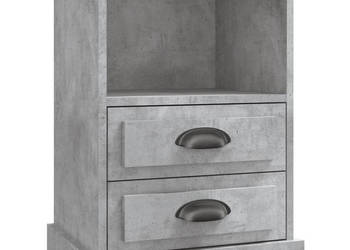 Szafka nocna szarość betonu 43x36x60 cm WM-816336
