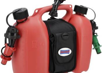 Kanister podwójny Profi Hünersdorff, czerwony 6+3 l JK805062