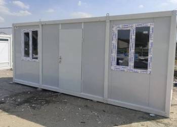 Kontener pawilon biurowy handlowy magazynowy stacjonarny 6x2,4 m