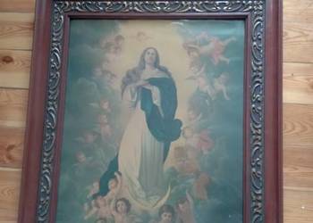 Święty obraz oleodruk przedwojnie