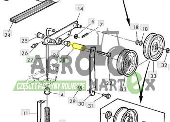 Z60284 TULEJKA PODKŁADKA DYSTANSOWA JD