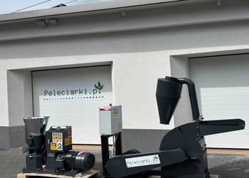PODSTAWOWY ZESTAW DO PRODUKCJI 800kg/h PELET KARMA MIĘKKA BIOMASA DREWNO