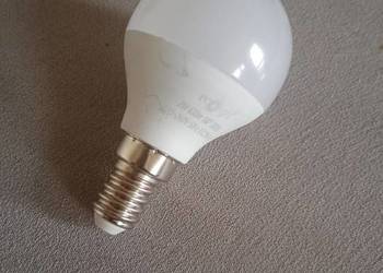 LED żarówka świetlówka E14 7W/630lm/3000K mała kulka kula, krótka