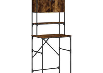 Szafka na pralkę przydymiony dąb 68x485x194 cm WM-838975