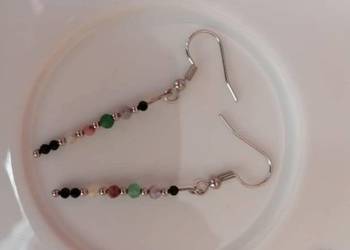 Kolczyki szczęścia z kamieni naturalnych