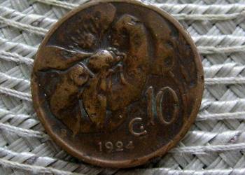 Włochy 10 Centesimi 1924r