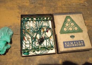 Oświetlenie choinkowe  z PRLu