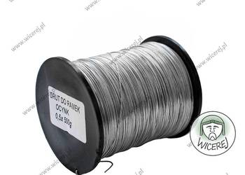Drut pszczelarski do ramek 0,5mm - 0,5kg Ocynkowany ramki ule