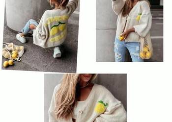 Sweter over size Lemon różne kolory