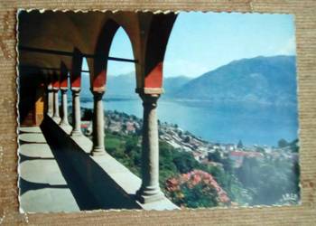 LOCARNO - WIDOK NA MIASTO NAD JEZIOREM MAGGIORE