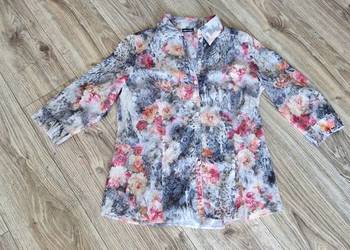 Bluzka koszula z kołnierzykiem w kwiaty r 40 L Gerry Weber9
