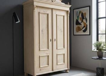 Jesionowa Szafa Eklektyczna–jasna, naturalna, wyjątkowa AntykiMarki.pl