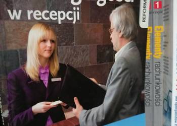 Obsługa gości w recepcji podręczniki szkolne księgarnia Prag