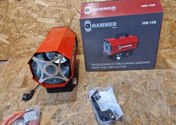 Nagrzewnica gazowa 40 kW przemysłowy grzejnik z wyświetlaczem