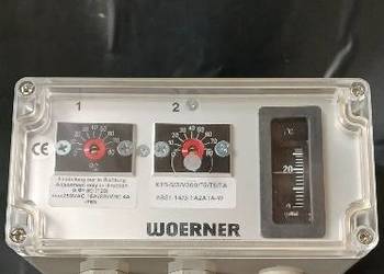 Przemysłowy regulator temperatury (termostat) niemieckiej marki WOERNER.