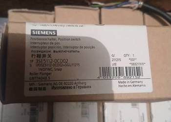Wyłącznik krańcowy Siemens 3SE5112-0CD02 – Zestaw 5 szt. NOWE
