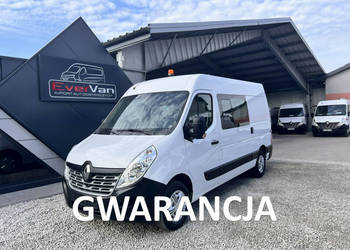 Renault Master średniak 7 osobowy L2H2 brygadówka doka full opcja