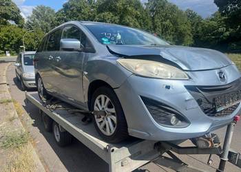 Mazda 5 lift 2010 rok 1.8 benzyna 7 osobobowa uszkodzona