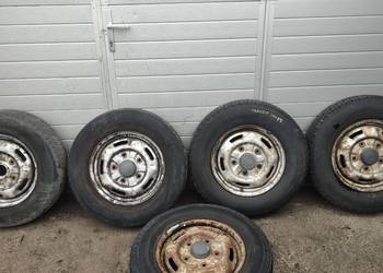 5X KOLA TRANSIT MK7 FELGA STALOWA 5.5x16 5x160 ET 56 OPONY 215/75/16C 21608