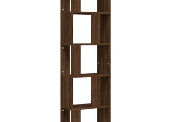 Regał na książki brązowy dąb 45x24x160 cm WM-826377