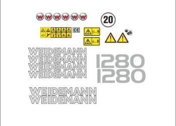 Naklejki naklejka na weidemann 1280 bardzo mocne! ODPORNE UV