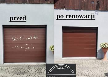 Malowanie BRAMA garażowa RENOWACJA serwis Wiśniowski Horman panel Bydgoszcz