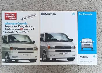 VW Volkswagen T4 Caravelle Prospekt