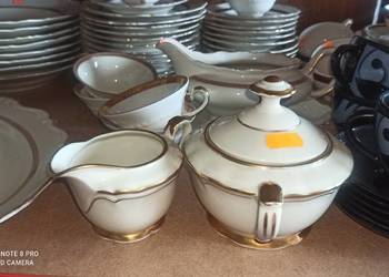 Cukierniczka i mlecznik, Hackefors. Szwecja.  Kolor ecru ze Cukierniczka i mlecznik, Hackefors. Szwecja.  Kolor ecru ze